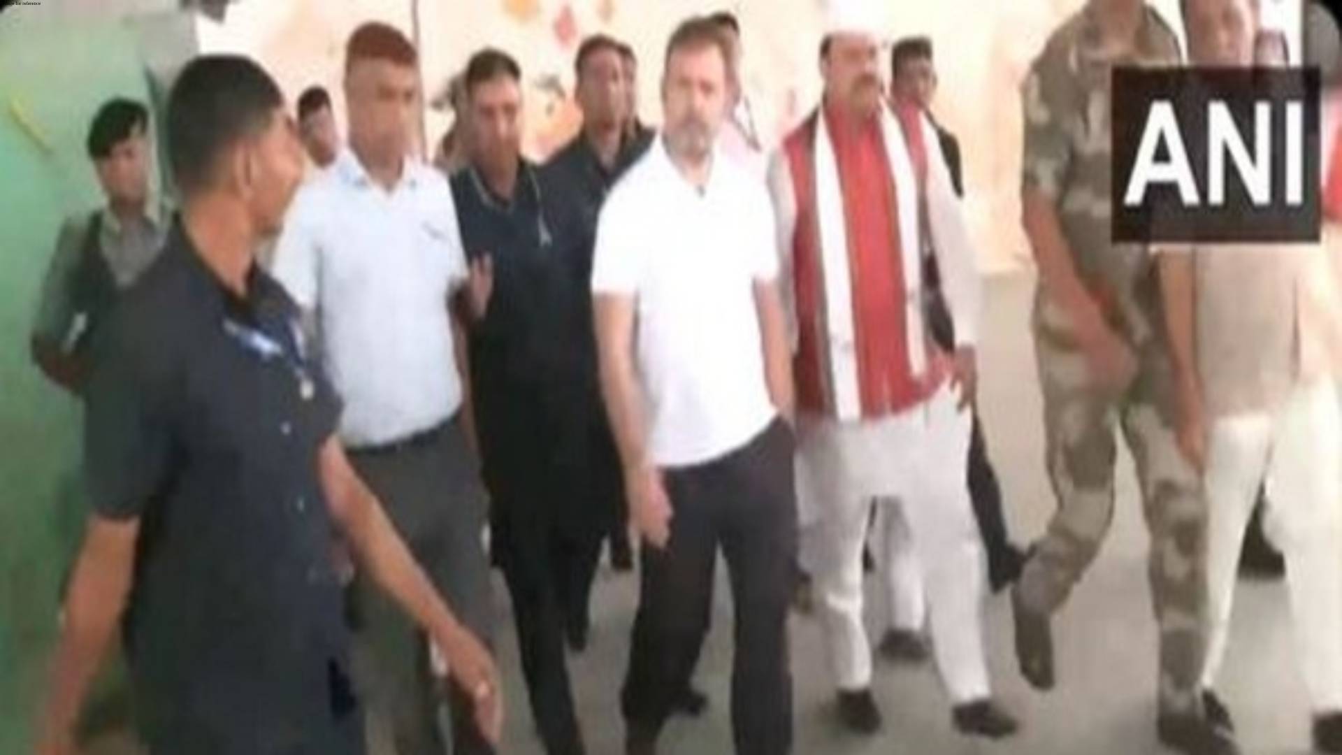 Rahul Gandhi visits Raebareli, offers prayers at Hanuman Temple